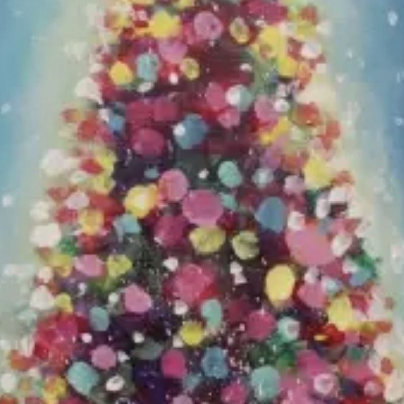 Picture depicting decorated Christmas tree